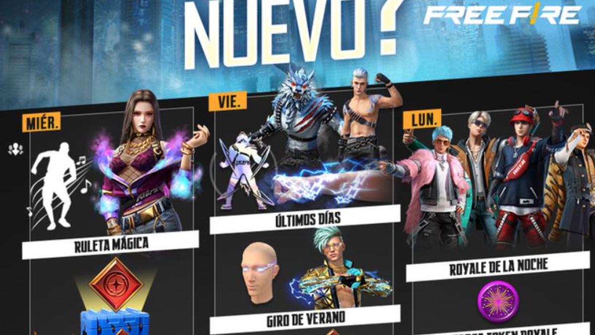 eventos especiales de free fire descubre que nos espera este mes